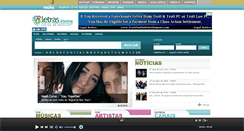 Desktop Screenshot of letras.kboing.com.br